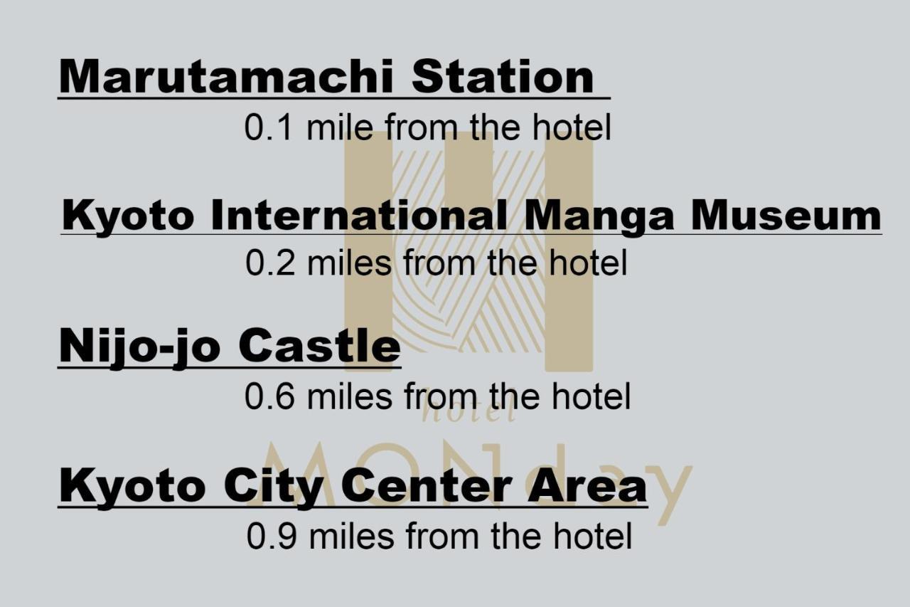 hotel MONday Kyoto Karasuma Nijo Bagian luar foto